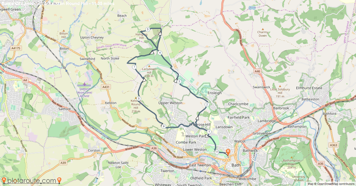 Battle Of Lansdown Kelston Round Hill